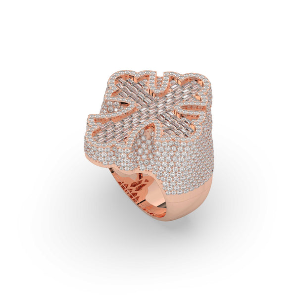 ROYAL CROSS BAGUETTE DIAMOND RING