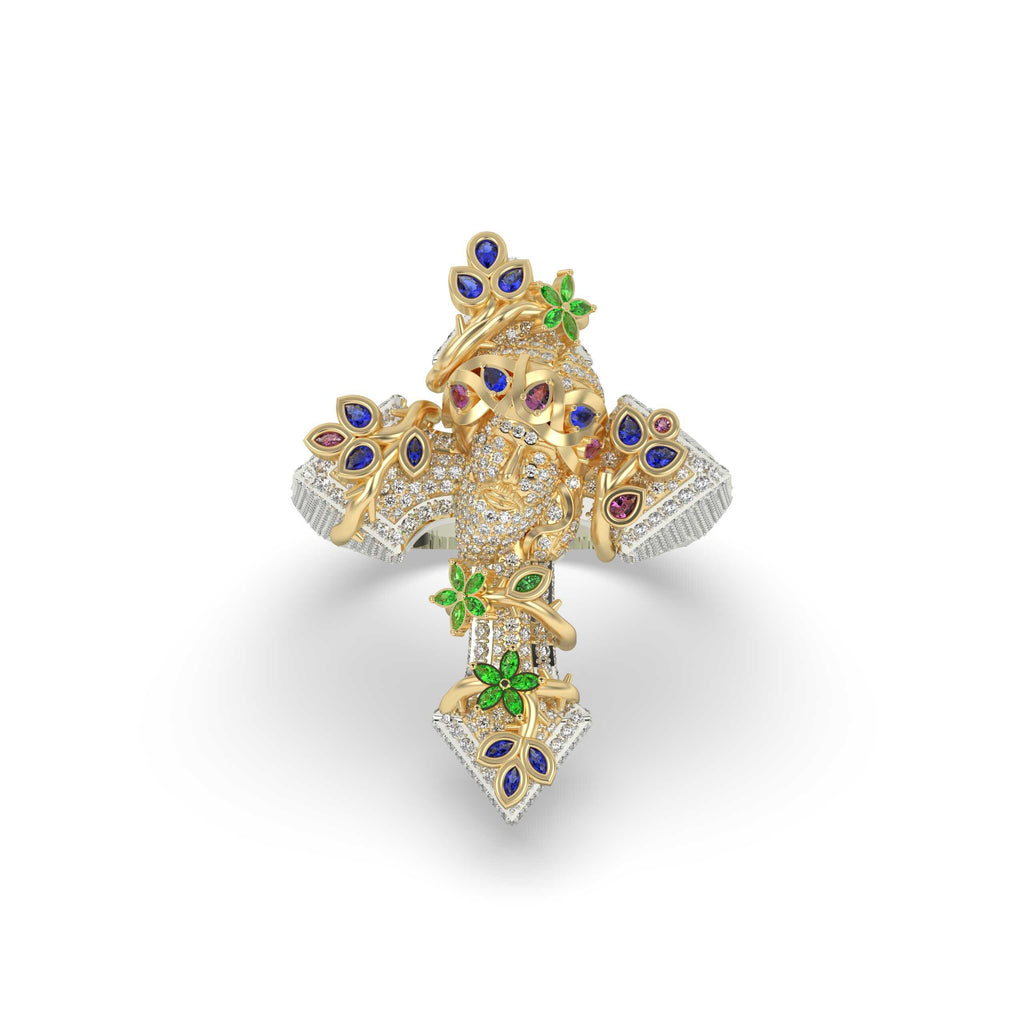 DIVINE ENAMEL STATEMENT RING