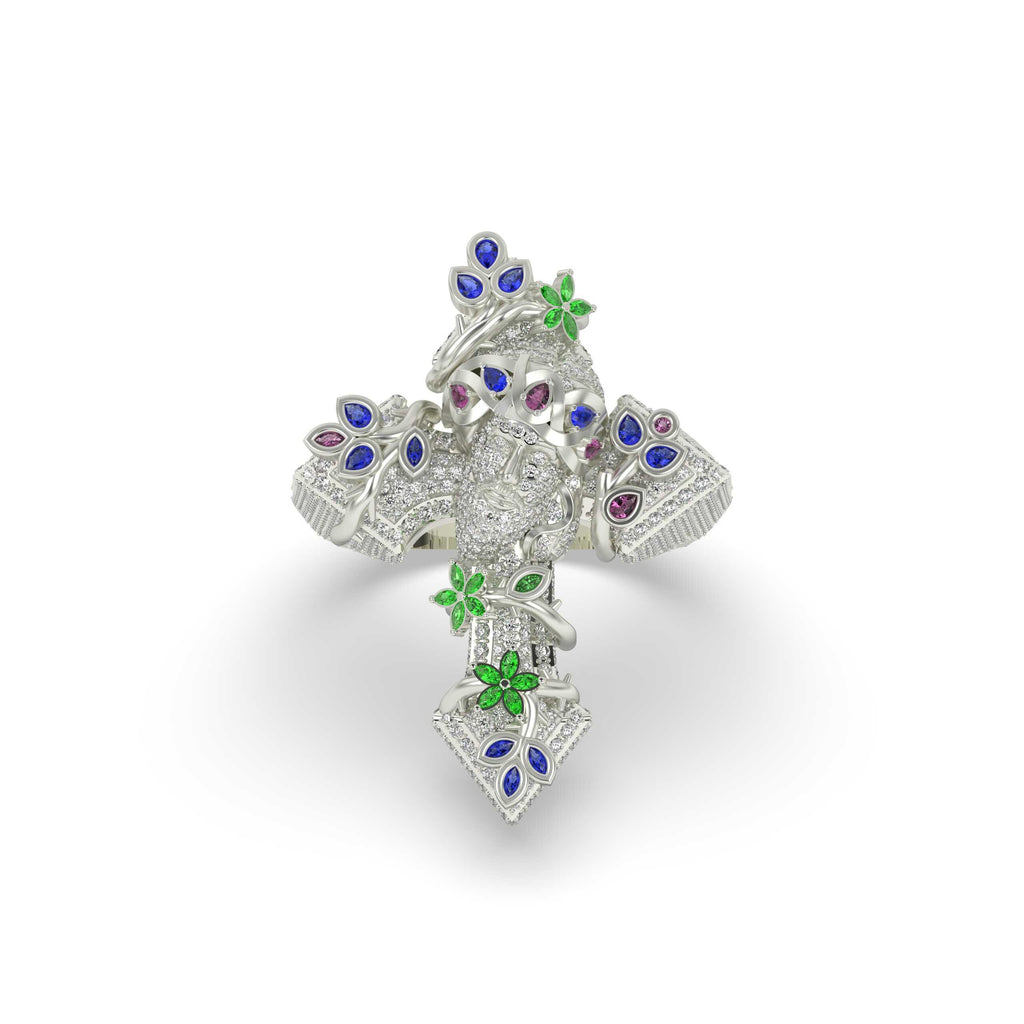 DIVINE ENAMEL STATEMENT RING