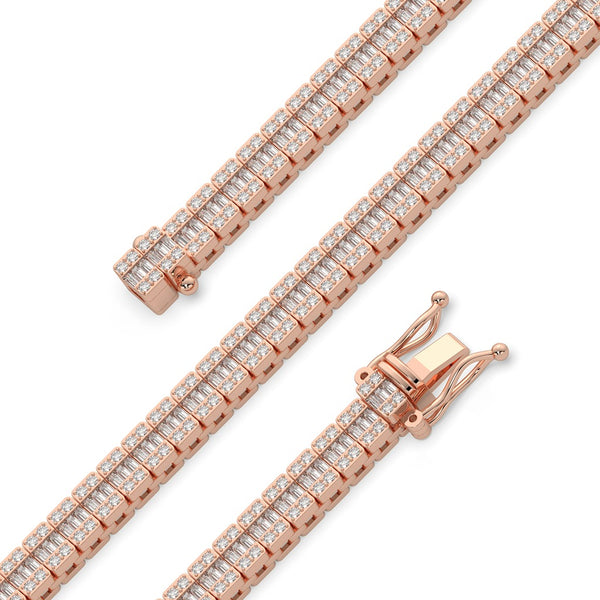 DOUBLE ROW DIAMOND LUXE NECKLACE