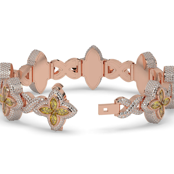 MARQUISE BLOOM LUXURY GOLD BRACELET