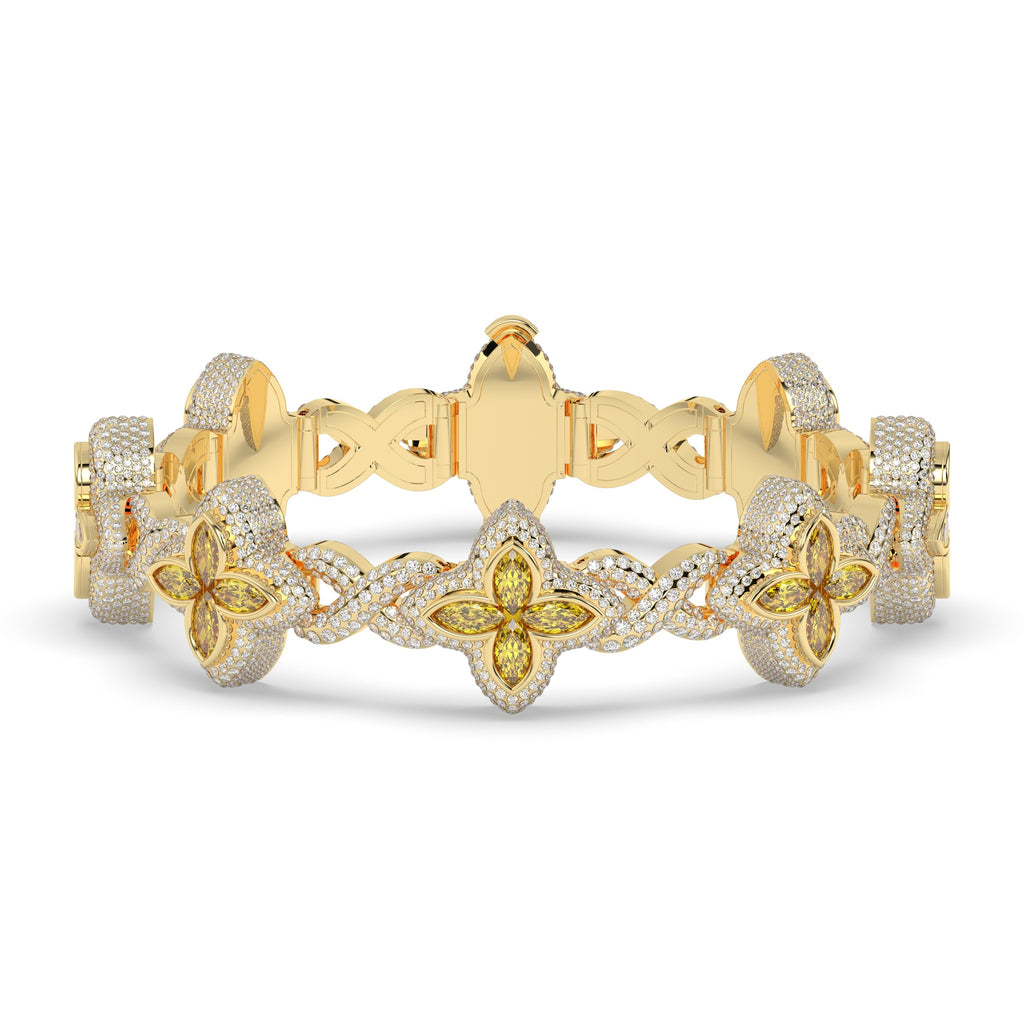 MARQUISE BLOOM LUXURY GOLD BRACELET