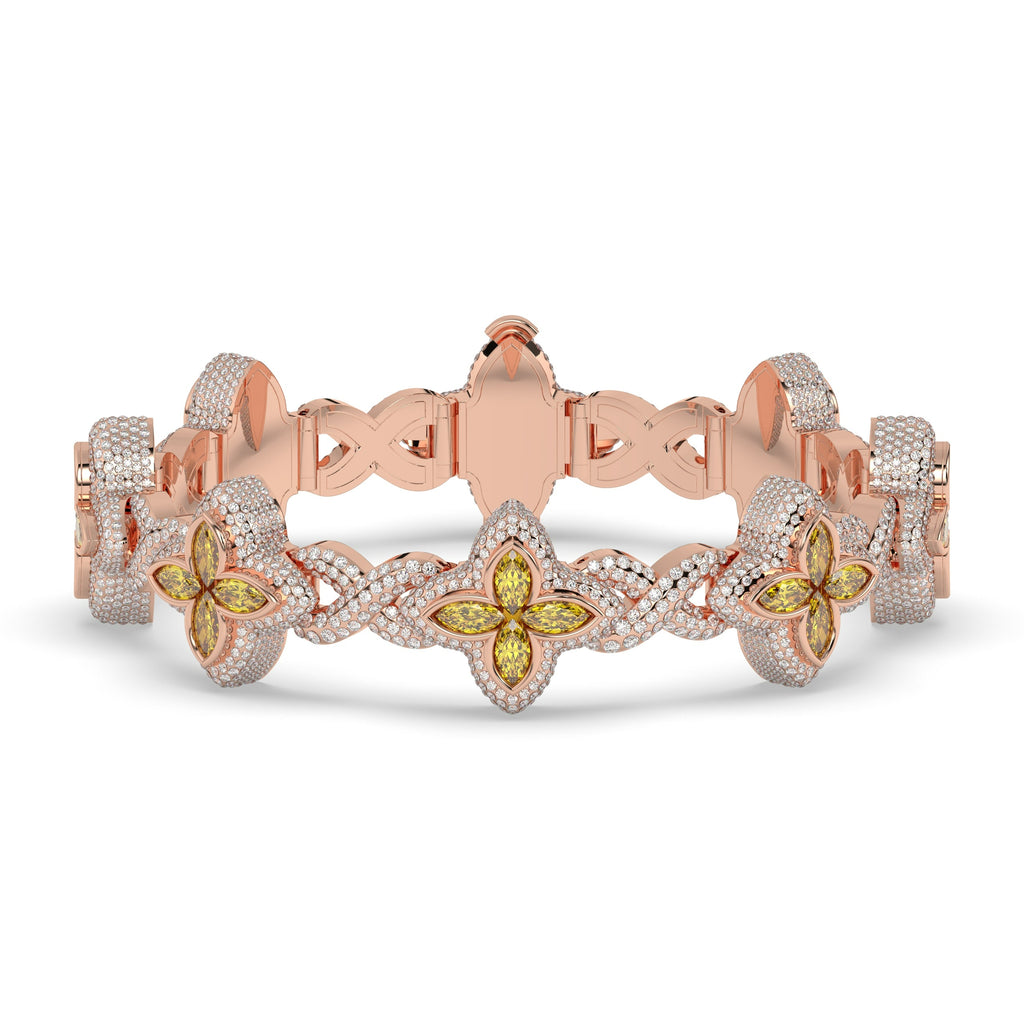 MARQUISE BLOOM LUXURY GOLD BRACELET