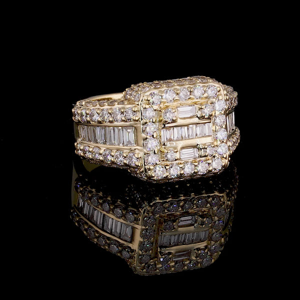 legacy ice baguette block ring