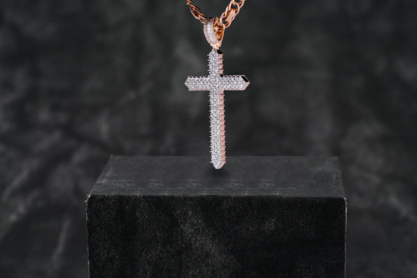 buy jagged edge cross pendant