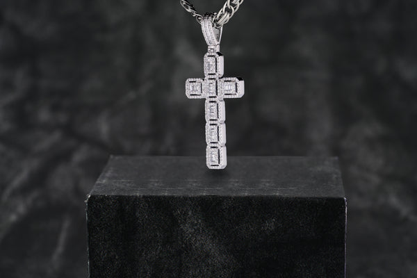 buy baguettes block cross pendant