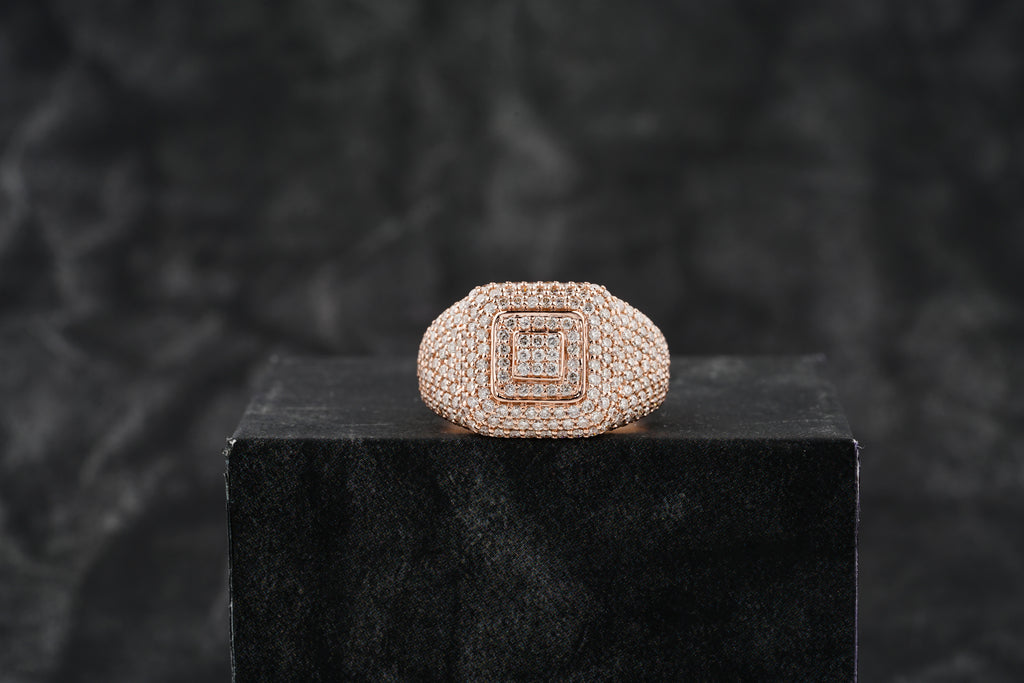 shop square frame diamond ring