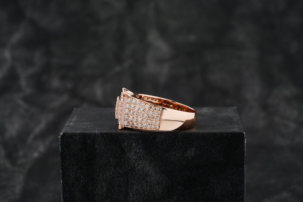 Square hot sale pinky ring