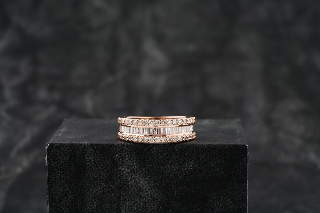 shop single row baguette ring