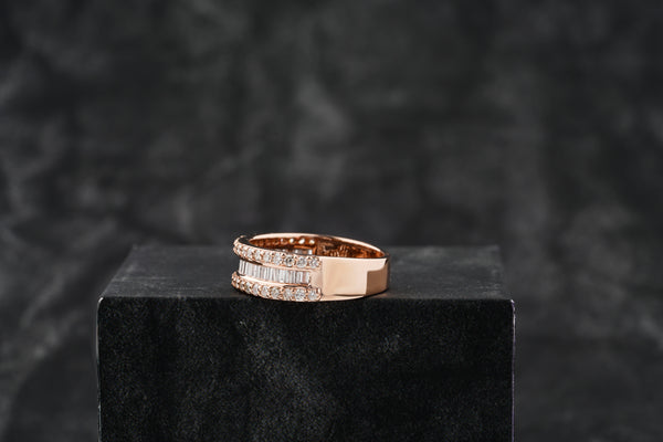 buy single row baguette ring