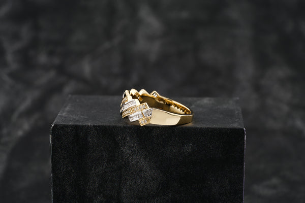 buy thin baguette cuban hip hop ring