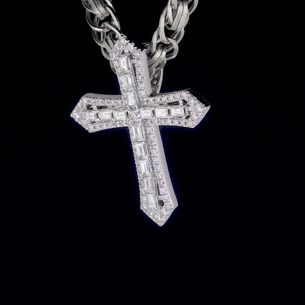 fashionable gothic diamond pendent