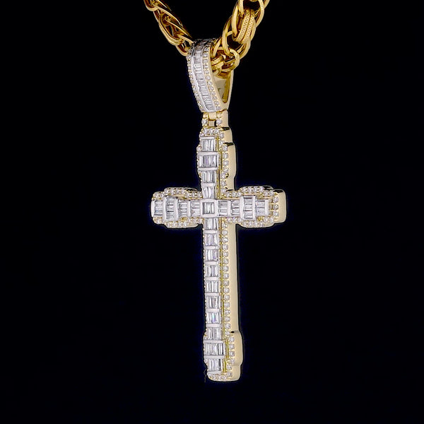 legacy ice royal cross hip hop pendant